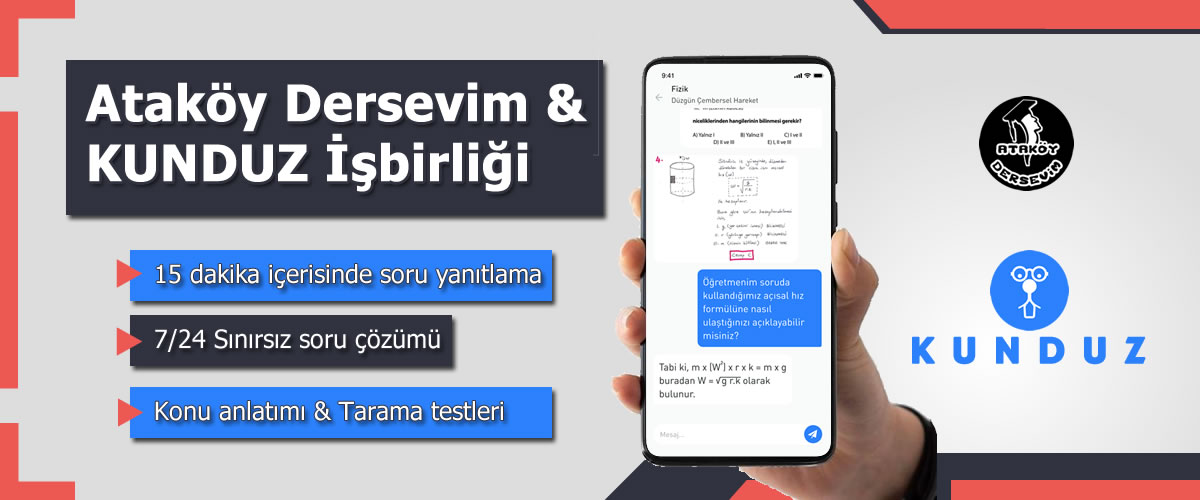 Ataköy Dersevim ve Kunduz işbirliği